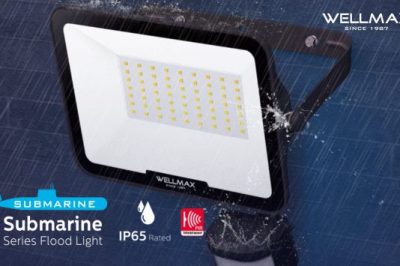 ⭐Clasificación IP65 Submarine Series Flood Light con PIR & ¡Gran angular de 150°!