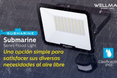 💧Clasificación IP65, Submarine Series Flood Light, con Sensor Infrarrojo Pasivo