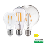 Bombilla LED de filamento de clase D A60/ST64/G95/G125 Bombilla LED de filamento de clase D A60/ST64/G95/G125