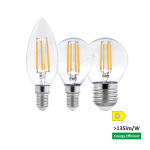 Bombilla LED de filamento de clase D C35/G45/P45 Bombilla LED de filamento de clase D C35/G45/P45
