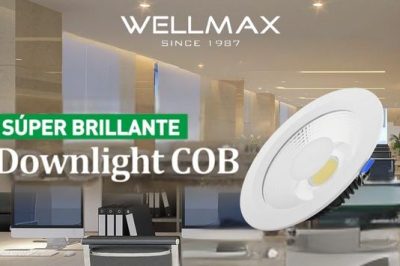 ¡Haga clic para ver el Downlight COB SÚPER BRILLANTE de aluminio más potente!