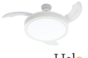 Lámpara de Techo con Ventilador Halo