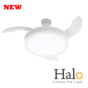 Lámpara de Techo con Ventilador Halo