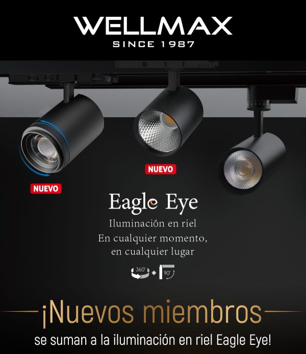 Iluminación en riel Eagle Eye